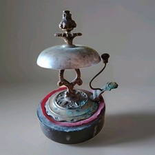 Belle Sonnette D Hôtel En Bronze Avec Sa Terrasse En Marbre  Début XXEME