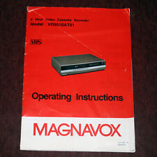 VCR Magnavox Video Cassette