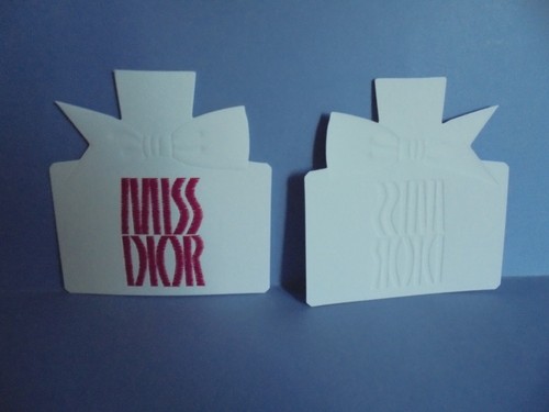 Dior carte publicitaire - carte,