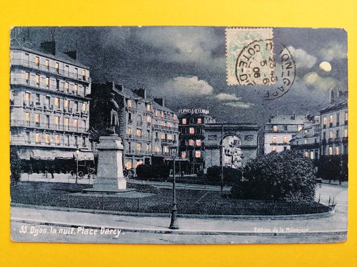 Cpa dijon place - place, la