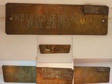 ANCIENNE PLAQUE SIGNALISATION