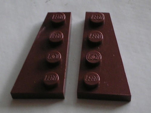 Lego redbrown wing ref - lego,