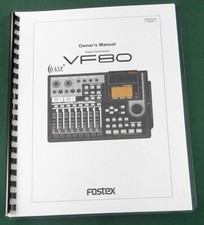 Fostex VF80 Owner's Manual