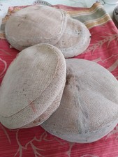 Rares .4 anciennes galettes différentes pour créations de chapeaux