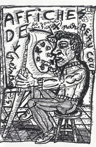 Robert combas sérigraphie - robert,