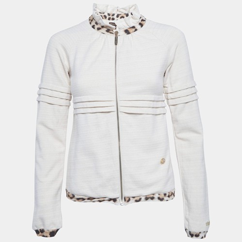 Veste zippée coton beige - zippée,