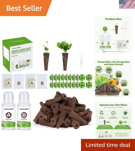 86pcs hydroponic pods kit - 86pcs,