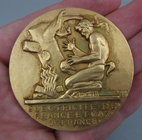 Médaille bronze doré - bronze,