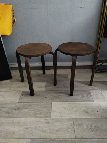 Lot tabouret anciens design - lot,