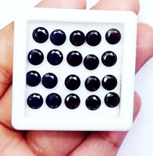 Noir Moissanite Diamant Coupe 5 MM " Ronde " Certifié Ample Gemme 16Pcs Lot