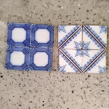 Anciens Carreaux Carrelages Faience De Desvres 11cm Fourmaintraux Tiles Déco