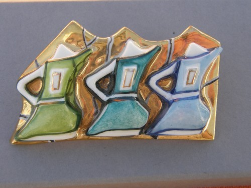 Broche porcelaine - broche,