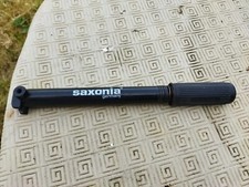 Ancienne petite pompe à air pneu vélo moto SAXONIA GERMANY OLD BICYCLE PUMP