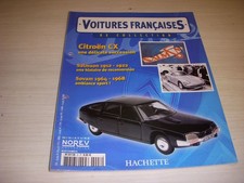 VOITURES FRANCAISES 021 CITROEN CX MATRA et JP BELTOISE HISTOIRE SALMSON SOVAM