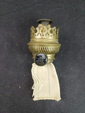 Ancien bec mèche lampe pétrole  ancienne AUGUSTA BRENNER  15" 1900 belle epoque