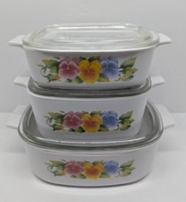 6 pc Set of Corning Summer