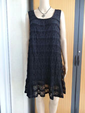 Robe en Dentelle Noire Stretch élastique et doublure en Coton Vintage