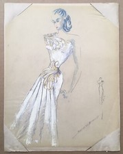 Dessin Original Gouache Calque