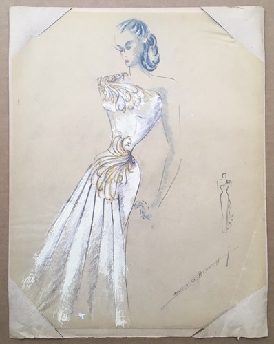 Dessin original gouache - original,
