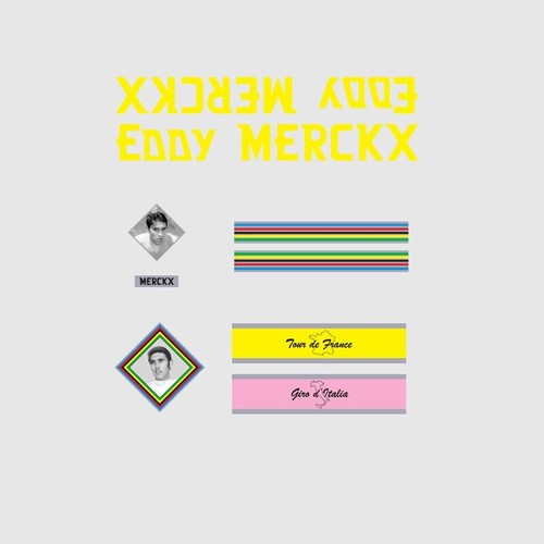 Eddy merckx bicycle - eddy, decals