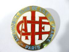 Plaque de calandre émaillée