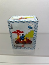Figurine super schtroumpfs en boite voiture champignon 40232