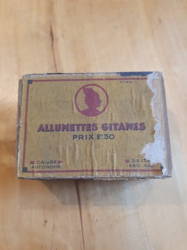 Boite allumettes gitanes - boite,