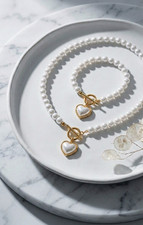 Set collier-bracelet Perles