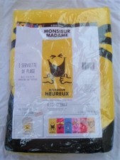 Serviette de plage Collection Monsieur/Madame "Monsieur Heureux" 2019 