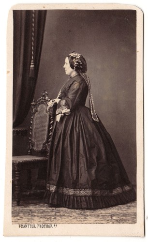 Femme prise profil coiffe - femme, &