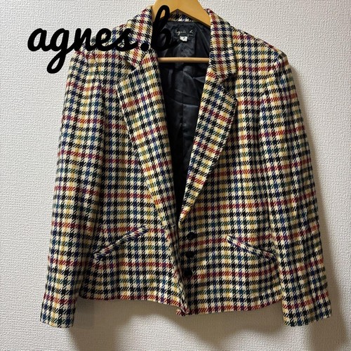 Agnes ttered jacket checked - b,