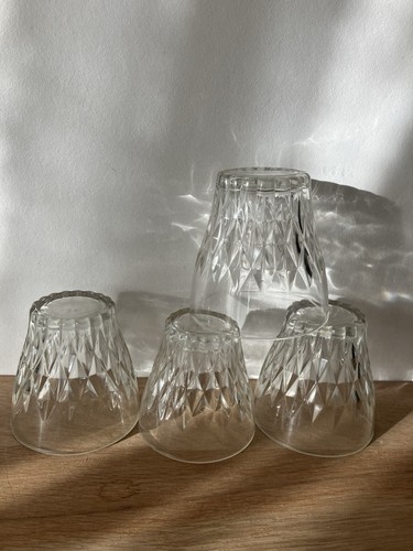 Vintage lot verres à eau - verres,