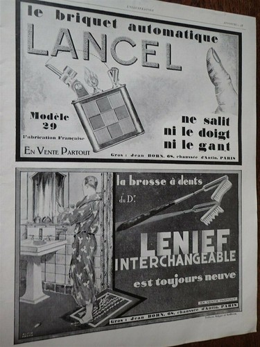 Briquet lancel lenief - briquet, +