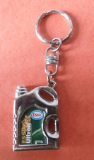 Porte-clés vintage Bidon d'huile ESSO Ultron  Etiquette Verte