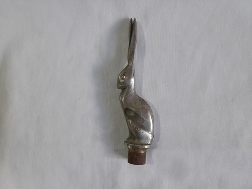 Bronze rabbit hare figure - rabbit,