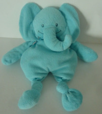 63. DOUDOU PELUCHE PREMAMAN ORCHESTRA ELEPHANT bleu oreille craquante  TTBE