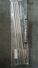 paille réutilisable en acier inox , 4 pailles droite de 21.5 cm + goupillon, 