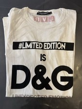 Dolce & Gabbana Limited Edition White Tshirt Size L