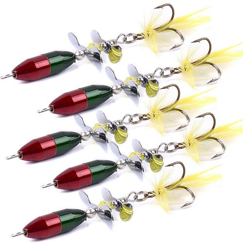 5pcs cuillers pêche - cuillers,