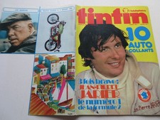 TINTIN 042 23.10.1973 AUTO Jean Pierre JARIER MOTO GUZZI V7 SPORT Lee MARVIN