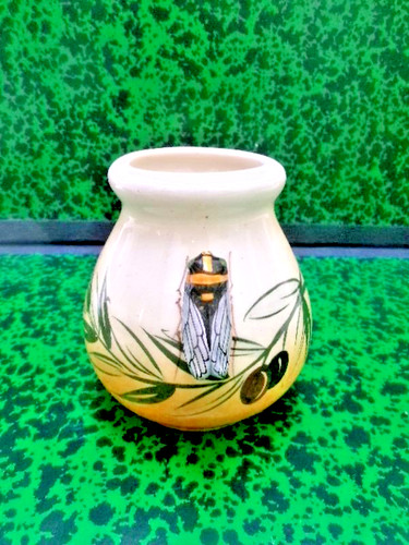 Petit vase jarre faïence - vase,