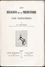 MAINAGE - LES RELIGIONS DE LA PREHISTOIRE - LIVRE ANCIEN - ARCHEOLOGIE