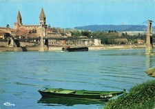 71 TOURNUS LE PONT SUSPENDU ET L EGLISE SAINT PHILIBERT