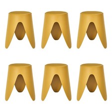 Lot de 6 Tabourets Empilables