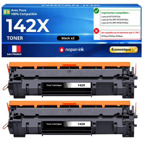 W1420x 142x compatible pour - 142x, hp