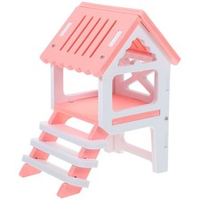  1 ensemble Double couche cobaye maison Hamster cachette avec échelle Chinchilla