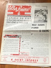 ancien programme )) STADE DE REIMS  V RC PARIS - Saison 1959-1960
