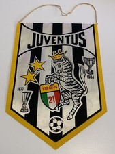 Juventus Turin grand fanion vintage football pennant Serie A Gagliardetto