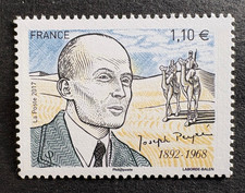 Timbre France 2017 YT 5178 e tenant Joseph Peyré