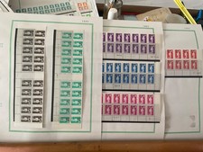 SAINT PIERRE ET MIQUELON. 1990. 6 BAS DE FEUILLES DIFF. 120 TIMBRES. + 120 EUR.